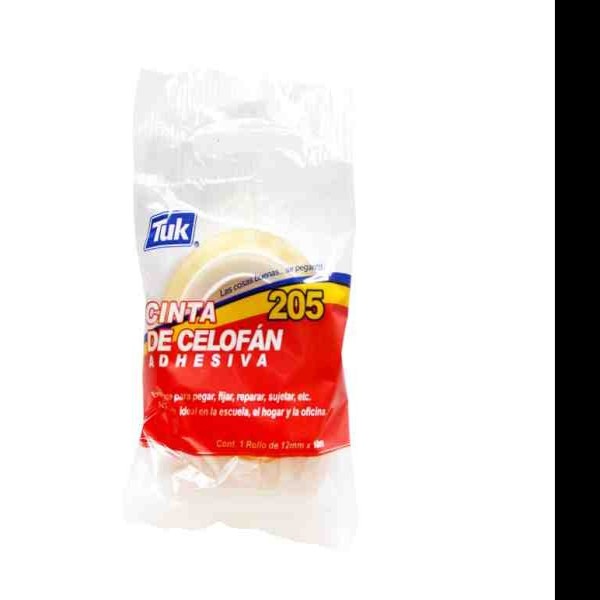 CINTA ADH. 12X10M. TRANSP. TUK 205 E.36 C.504